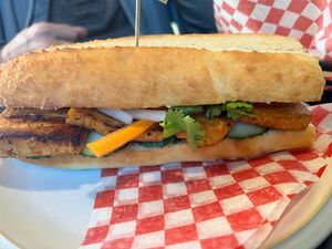 Bahn Mi sandwich was delicious at Democracy* in Hamilton