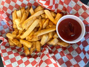 Yummy fries at Democracy* in Hamilton