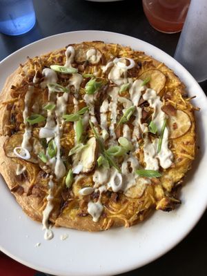 Perogi pizza   at Democracy* in Hamilton