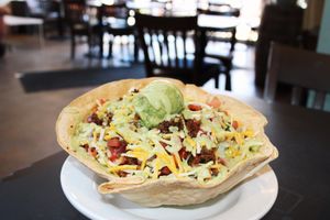 Almost Famous Taco Salad at Democracy* in Hamilton