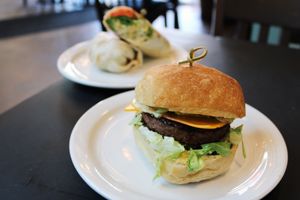 Beyond MAC Burger & Green Goddess Smash Wrap  at Democracy* in Hamilton
