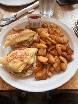 Eggs benny  at Democracy* in Hamilton