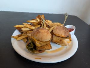 Tofu sliders at Democracy* in Hamilton