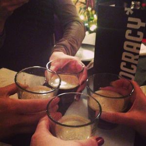 Cheers! at Democracy* in Hamilton