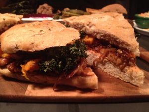 Tempting Tempeh Sandwhich  at Democracy* in Hamilton