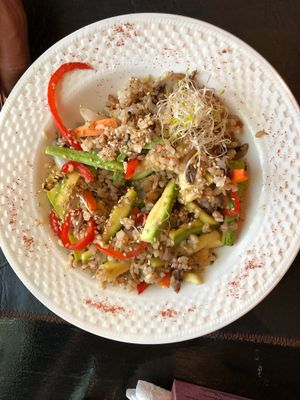 Thai wok - very flavorful  at Vaikuntha Resto in Salta