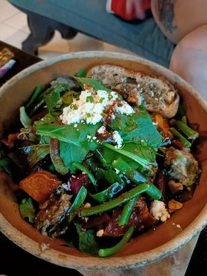 The gorilla salad at Elephant Cafe in Ubud