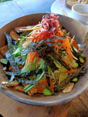 White Tiger salad at Elephant Cafe in Ubud