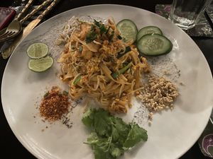 Pad Thai.  at Elephant Cafe in Ubud
