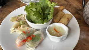 Appetizing  at Elephant Cafe in Ubud