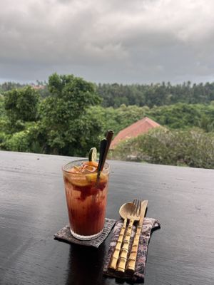   at Elephant Cafe in Ubud