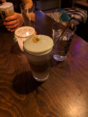 soy caffe latte at Cafe Mima in Vienna