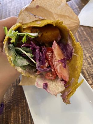 Pumpkin wrap  at Fern & Fika in Stockholm