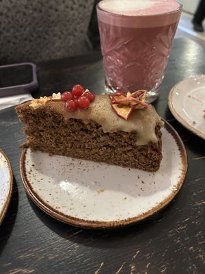 Carrotcake  at Fern & Fika in Stockholm