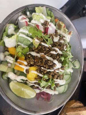 Taco salad  at Fern & Fika in Stockholm