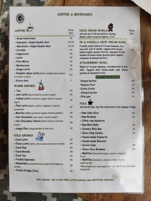 Menu 2024-08-12 at Fern & Fika in Stockholm