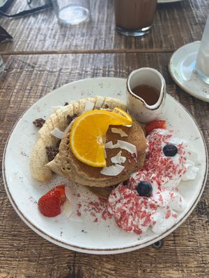 Maple & Cinnamon Pancakes at Fern & Fika in Stockholm