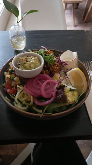 Bowl with Zoodels at Fern & Fika in Stockholm