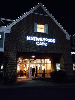 Where it's at... at Native Foods Cafe in Falls Church