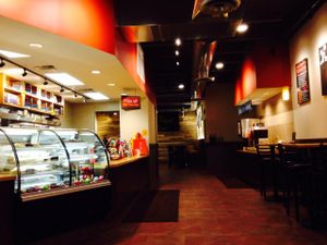 Counter at Native Foods Cafe in Falls Church