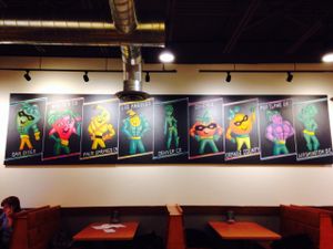 Art at Native Foods Cafe in Falls Church