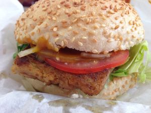 Filetburger at Front Food in Linz