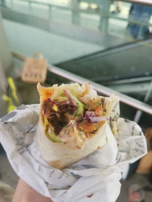 Döner wrap at Front Food in Linz