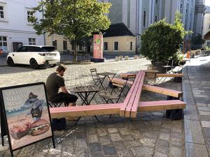 Front Food outdoor seating!   at Front Food in Linz