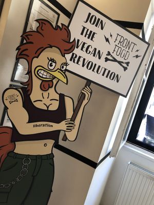 Humorous additions….perfect!!   at Front Food in Linz