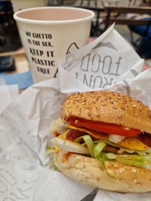 Firestarter burger at Front Food in Linz