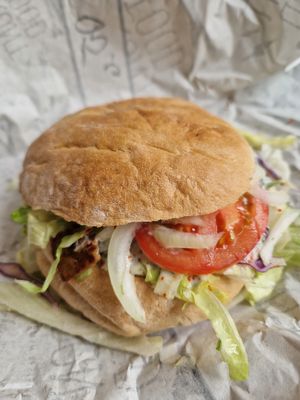 Döner in bread at Front Food in Linz