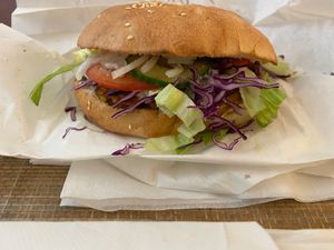 Döner without chili flakes at Front Food in Linz