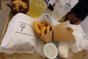 Whole tray of wonderful treats! Everything was heavenly good!  at Front Food in Linz