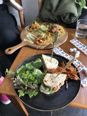 Mexican Tostadas & Club Sandwich  at GYS - Voorstraat in Utrecht