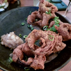 Onion rings at GYS - Voorstraat in Utrecht