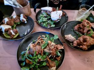 Late lunch (the sides were a big portion... ) at GYS - Voorstraat in Utrecht