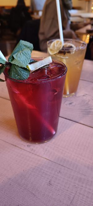 A Blackberry-Blueberry lemonade #Veganuary at GYS - Voorstraat in Utrecht