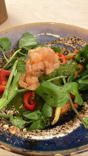 Indian paneer and Apple chutney   at GYS - Voorstraat in Utrecht