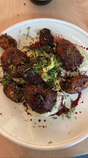 New menu item: Greek Kofte. Super delicious and balanced!  at GYS - Voorstraat in Utrecht