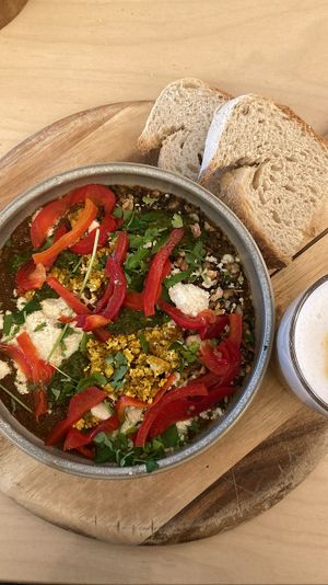 Shakshuka (egg replaced by tofu )  at GYS - Voorstraat in Utrecht