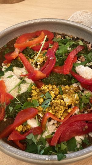 Shakshuka (egg replaced by tofu)  at GYS - Voorstraat in Utrecht
