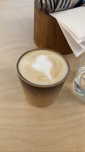 Cappuccino with coconut almond milk   at GYS - Voorstraat in Utrecht