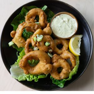 Happy calamari at GYS - Voorstraat in Utrecht