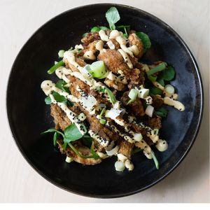 Happy calamari at GYS - Voorstraat in Utrecht