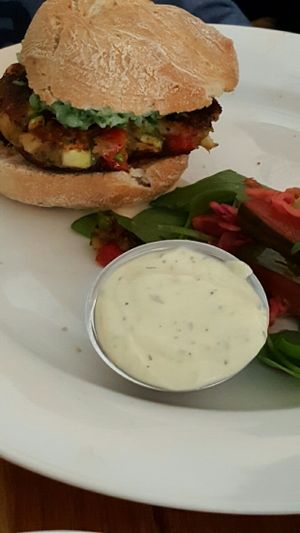 vegan burger at GYS - Voorstraat in Utrecht
