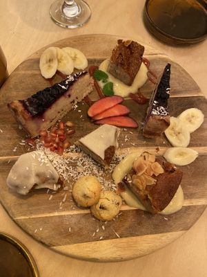 Platter of sweets (dessert tasting to share)   at GYS - Voorstraat in Utrecht