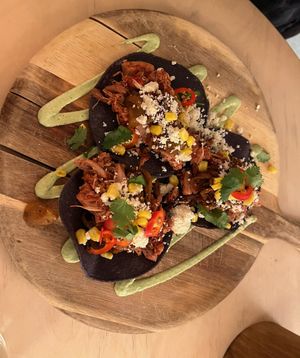 mexican tostadas #Veganuary at GYS - Voorstraat in Utrecht