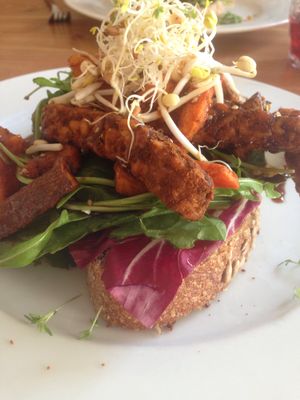 tempeh sanwich at GYS - Voorstraat in Utrecht