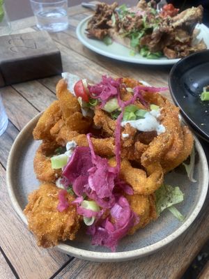 Onion rings  at GYS - Voorstraat in Utrecht