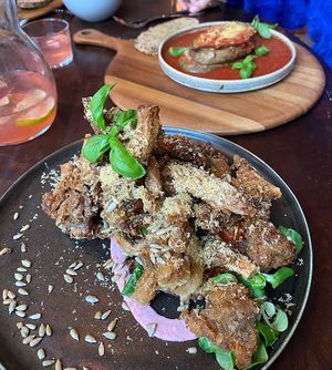 Oesterzwam met truffel   at GYS - Voorstraat in Utrecht